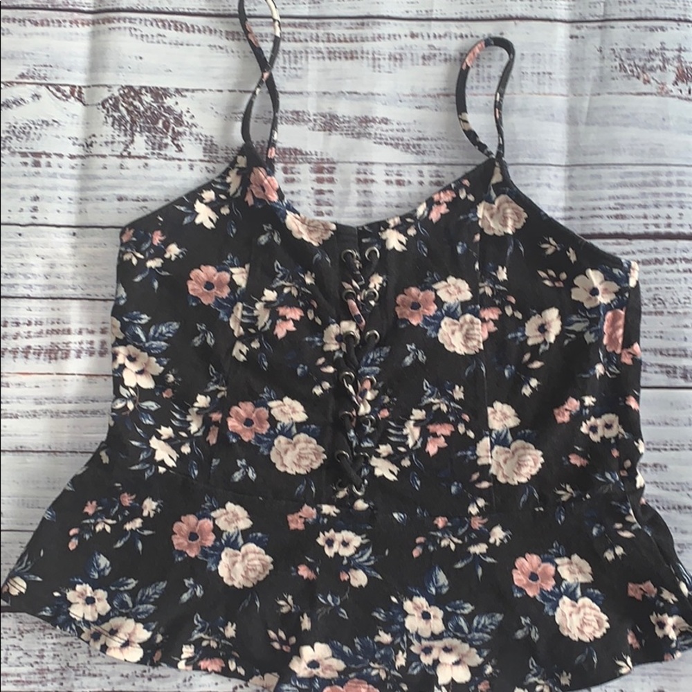 American Eagle Floral Tank
